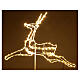Illuminated reindeer 3d tapelight warm white 90x100x30 cm OUTDOOR s3