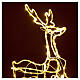 Illuminated reindeer 3d tapelight warm white 90x100x30 cm OUTDOOR s4
