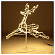 Illuminated reindeer 3d tapelight warm white 90x100x30 cm OUTDOOR s6
