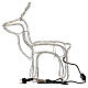 Illuminated reindeer warm white 120 LEDs h 55 cm electric powered OUTDOORS s7