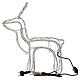 Illuminated reindeer warm white 120 LEDs h 55 cm electric powered OUTDOORS s8