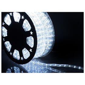 LED rope light PROFESSIONAL grade 44 m 2 wires 1584 LEDs 13 mm cold white OUTDOOR