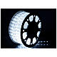 Mangueira luminosa LED PROFISSIONAL cor branco frio 44 metros, 2 fios, 1584 luzes LED, diâmetro 13 mm, PARA EXTERIOR s1