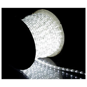 Mangueira luminosa PROFISSIONAL lâmpadas LED branco frio 44 metros, 2 fios, alimentação corrente, PARA EXTERIOR