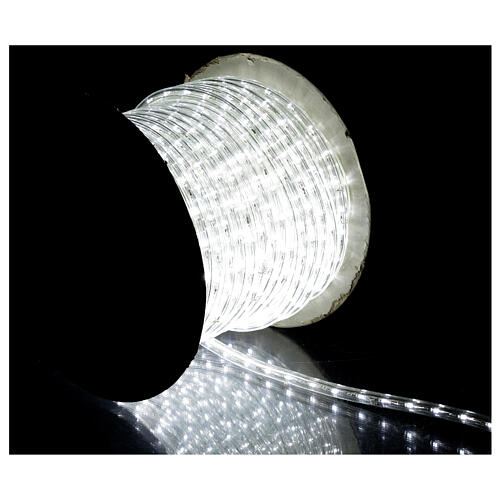 Mangueira luminosa PROFISSIONAL lâmpadas LED branco frio 44 metros, 2 fios, alimentação corrente, PARA EXTERIOR 2