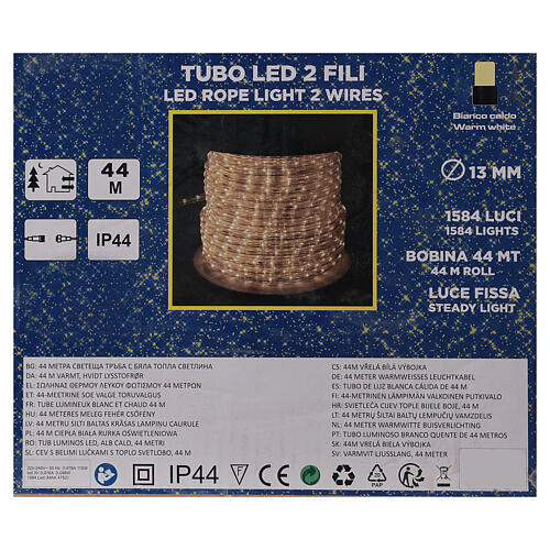 Lichterkette mit 1584 LEDS für den professionellen Gebrauch draußen, 44 m 5