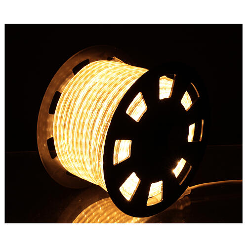 Mangueira luminosa PROFISSIONAL tapelight 3000 lâmpadas LED branco quente 50 metros com 5 acessórios, PARA EXTERIOR 1