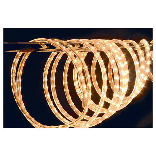 LED rope lights PROFESSIONAL 3000 warm white 50 mt accessories OUTDOORS 3
