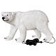 Oso polar led blanco luz Navidad 35x55x30 cm s7