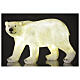 Ours polaire LED blanc éclairage Noël 35x55x30 cm s1