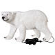 Niedźwiedź polarny światełka led białe Boże Narodzenie 35x55x30 cm s6