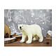 Niedźwiedź polarny światełka led białe Boże Narodzenie 35x55x30 cm s2