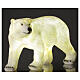 Niedźwiedź polarny światełka led białe Boże Narodzenie 35x55x30 cm s3