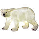 Niedźwiedź polarny światełka led białe Boże Narodzenie 35x55x30 cm s6