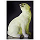 Orso polare seduto addobbo Natale LED bianco esterni 50x40x30 cm s1