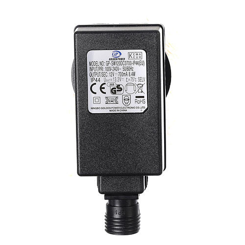 Chevreuil debout lumières Noël LED pour extérieur 70x60x30 cm 8