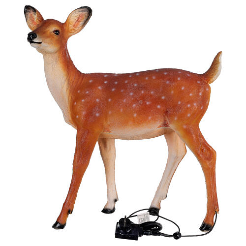 LED fawn standing Christmas decoration for outdoors 70x60x30 cm 6