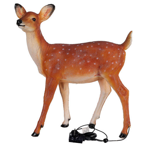 LED fawn standing Christmas decoration for outdoors 70x60x30 cm 7