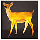 LED fawn standing Christmas decoration for outdoors 70x60x30 cm s1