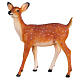 LED fawn standing Christmas decoration for outdoors 70x60x30 cm s4