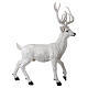 Luce Natale cervo LED bianco per esterni 105x85x65 cm s6