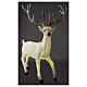 Lighted Deer Christmas decoration white for outdoors 105x85x65 cm s4