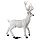 Lighted Deer Christmas decoration white for outdoors 105x85x65 cm s8
