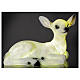 Christmas laying baby deer LED white 35x50x25 cm s1