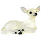 Christmas laying baby deer LED white 35x50x25 cm s3