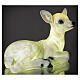 Christmas laying baby deer LED white 35x50x25 cm s4