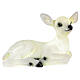 Christmas laying baby deer LED white 35x50x25 cm s4