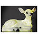 Éclairage Noël chevreuil assis LED blanc 35x50x25 cm s1