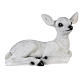 Christmas laying baby deer LED white 35x50x25 cm s6