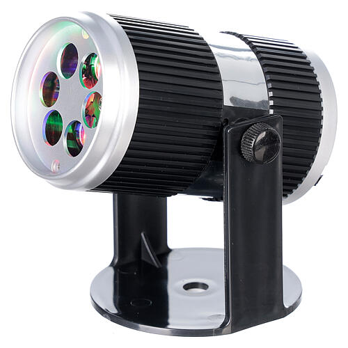 STOCK LED light projector with Christmas multicoloured images and adapter 2