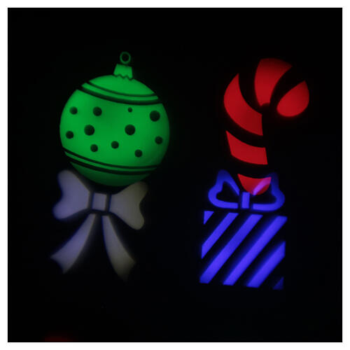 STOCK Projecteur LED Noël pour extérieur multicolore symboles Noël 1
