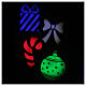 STOCK Projecteur LED Noël pour extérieur multicolore symboles Noël s5