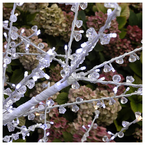 Drzewo LED białe zimne światło, 4,6 m, 2864 świateł, na zewnątrz 4