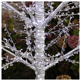 Árvore decoração luminosa LED branco frio, altura 460 cm, 2864 lâmpadas, PARA EXTERIOR