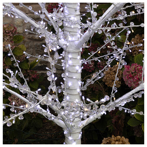 Árvore decoração luminosa LED branco frio, altura 460 cm, 2864 lâmpadas, PARA EXTERIOR 2
