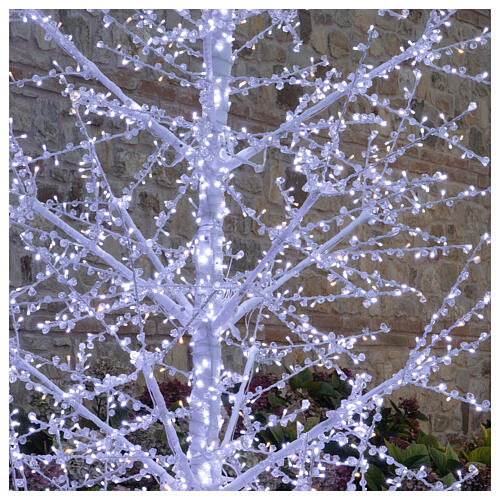 Árvore decoração luminosa LED branco frio, altura 460 cm, 2864 lâmpadas, PARA EXTERIOR 7