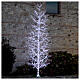 Árvore decoração luminosa LED branco frio, altura 460 cm, 2864 lâmpadas, PARA EXTERIOR s6
