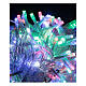 Luci Natale catena 180 led multicolore 9 m giochi luce interno esterno s2