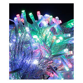 Luzes de Natal pisca-pisca 180 lâmpadas LED multicoloridas 9 metros jogos de luz, interior/exterior