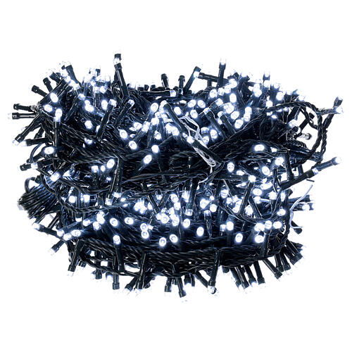 Christmas lights 750 LEDs cool white 37.5 m light options indoor outdoor 3
