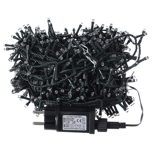 Świąteczne lampkim łańcuch 37,5 m z 750 zimnymi białymi LED 5