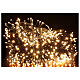 Luzes de Natal pisca-pisca 750 lâmpadas LED branco quente 37,5 metros com jogos de luz, interior/exterior s1