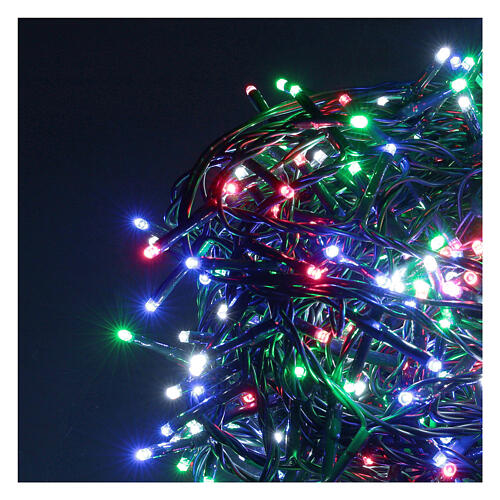 Guirlande lumineuse 750 LEDs multicolores intérieur/extérieur 37,5 m 2