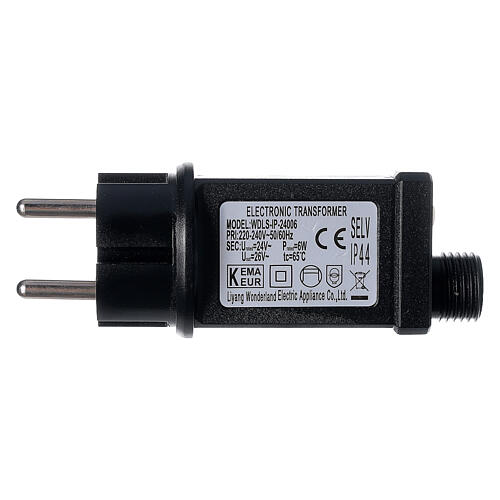 Luz Navidad 750 led multicolor cable transparente int ext 37,5 m 6