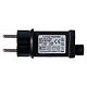 Luz Navidad 750 led multicolor cable transparente int ext 37,5 m s6