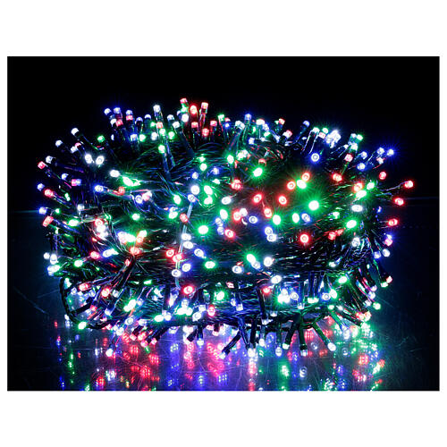 Guirlande Noël 1000 LED multicolores int/ext 50 m 1
